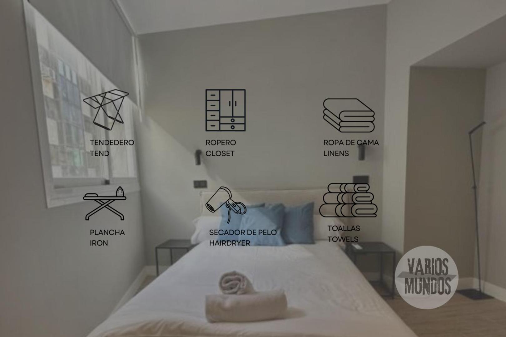 Central Apt De 2Hab Para 5Pax En Calle Silva E2 Madrid Exterior photo