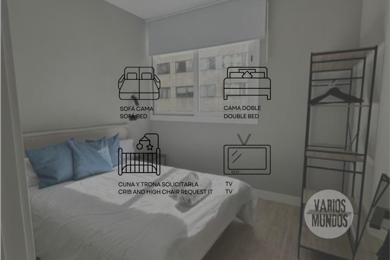 Central Apt De 2Hab Para 5Pax En Calle Silva E2 Madrid Exterior photo